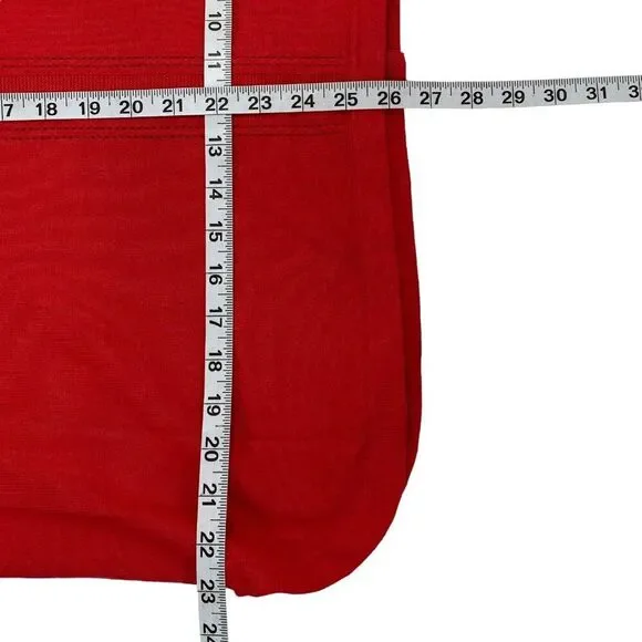 Talbots Womens Button Up Cardigan Sweater | XLP | Red | Granny Holidays - Picture 10 of 10